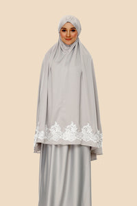 Exclusive Aisyah Telekung in Guild Silver