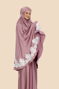 Exclusive Aisyah Telekung in Lilac Purple